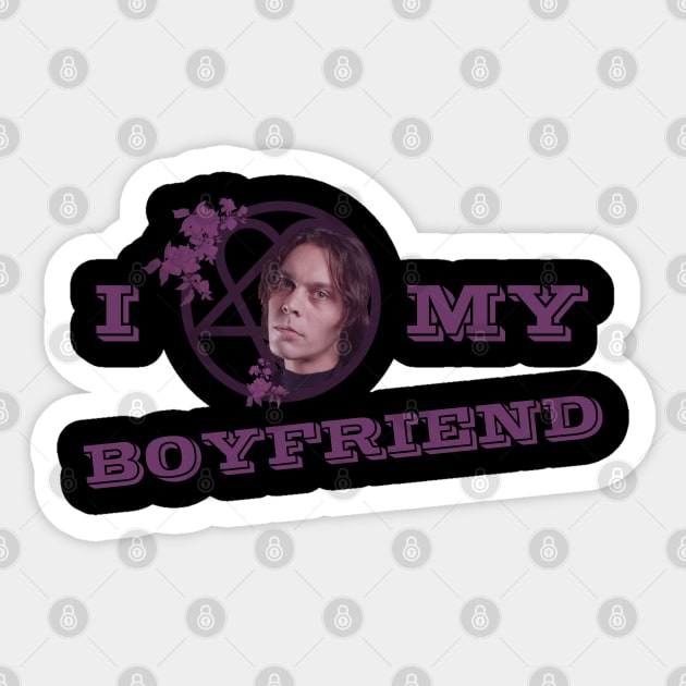 I Love My Boyfriend_Ville Valo HIM Sticker by mitzi.dupree